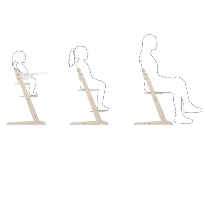 CYBEX - Chaise haute évolutive IRIS en bois, couleur Stunning Black