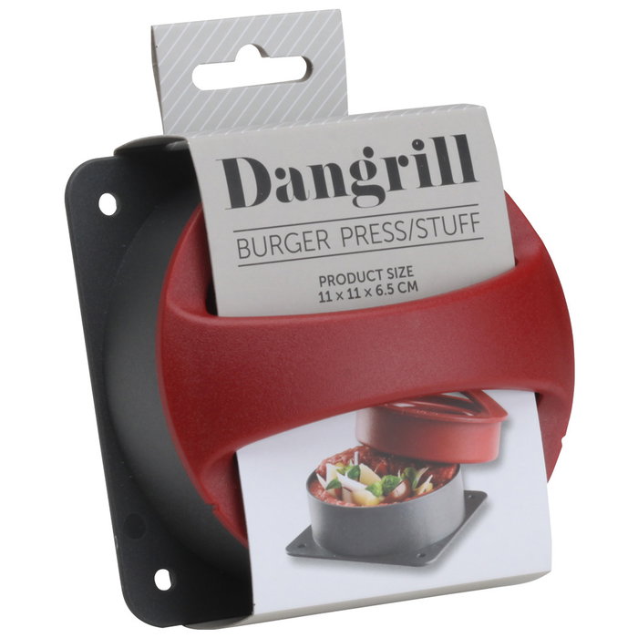 Dangrill Presse à hamburgers avec garniture