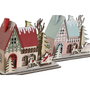 DKD Home Decor Décorations de Noël Rouge et Rose clair (2 Unités)