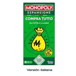 Monopoly Extension Tout est à Vente Italien G0720 Hasbro - Jeu de Société +8 Ans