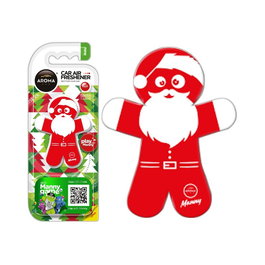 Aroma Car - Désodorisant d'ambiance pour voiture en forme de Père Noël, Xmas Santa Claus