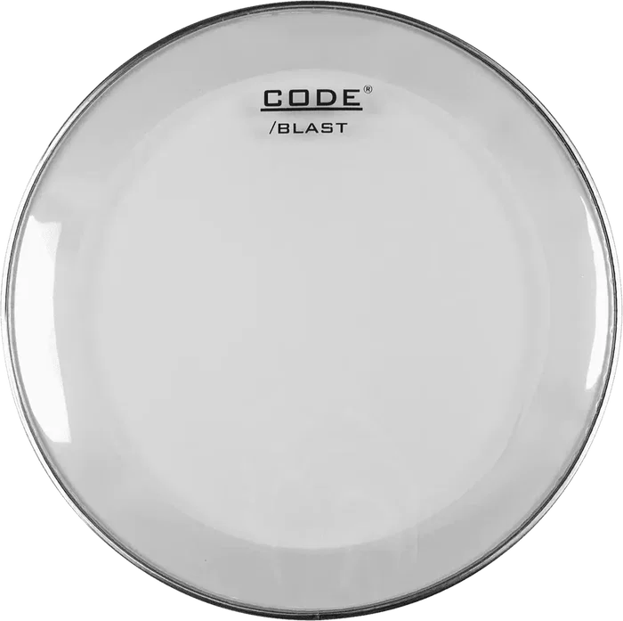 CODE Parche pour Bombo 16" Blast Transparent – Haute Projection avec Pad d'Impact CODE Parche pour Bombo 16" Blast Transparent – Haute Projection avec Pad d'Impact