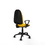 PIQUERAS Y CRESPO Chaise de bureau Algarra, tissu jaune