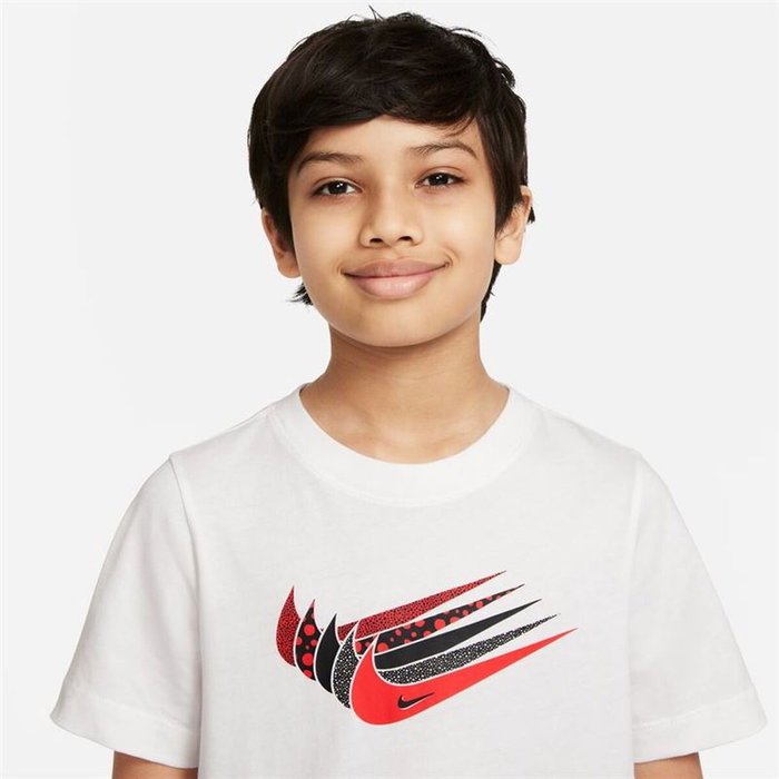 T shirt à manches courtes Enfant Nike DO1824-100 Blanc