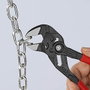 KNIPEX 8601180 Pince à molette ajustable 180 mm - Mâchoires plates pour montage de robinets
