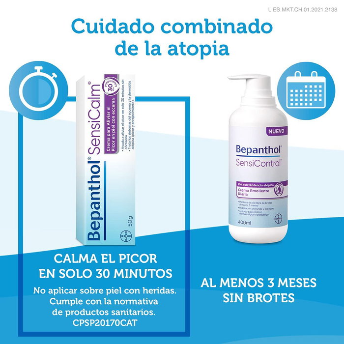 Bepanthol Sensicalm Crème apaisante pour peau avec eczéma 50 g Bepanthol Sensicalm Crème apaisante pour peau avec eczéma 50 g