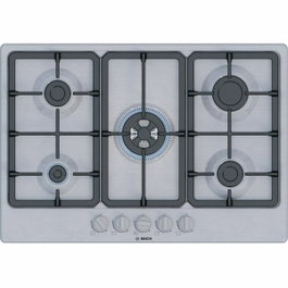Bosch Table de cuisson à gaz Série 4 PGQ7B5K90, 5 foyers, Inox