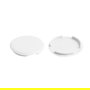 ALK Canela 35 Tapa Embellecedor Embutir Ø35mm - Cache pour trou de charnière à cuvette 35mm, installation par pression, finition blanc