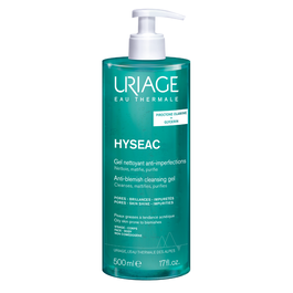 Uriage Hyseac Gel Nettoyant Anti-Imperfections pour le Visage, 500 ml - Soin de la Peau