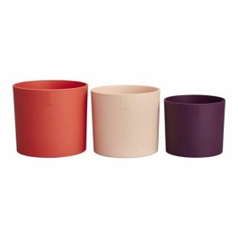 Elho Lex Pott Set 14 cm - Rouge / Rose / Violet