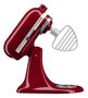 Kitchenaid 5KSMPB5W Batteur pour Pâte Blanc avec Revêtement en Aluminium pour Mélange Uniforme - Compatible Batteurs Amasseurs Moyens à Tête Inclinable