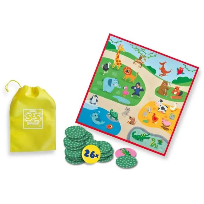 SES CREATIVE Jeu Qui suis-je ? Animaux - Imitation d'animaux pour devinettes en famille