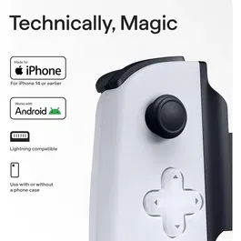 Backbone One PlayStation Edition - Manette de jeu pour iPhone - Version Lightning ou USB-C - Blanc