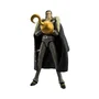 BANDAI Figurine Anime Heroes - One Piece - Sir Crocodile Articulée 17cm avec Cape et Crochet Détailé - Licence Officielle