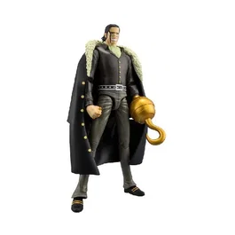 BANDAI Figurine Anime Heroes - One Piece - Sir Crocodile Articulée 17cm avec Cape et Crochet Détailé - Licence Officielle