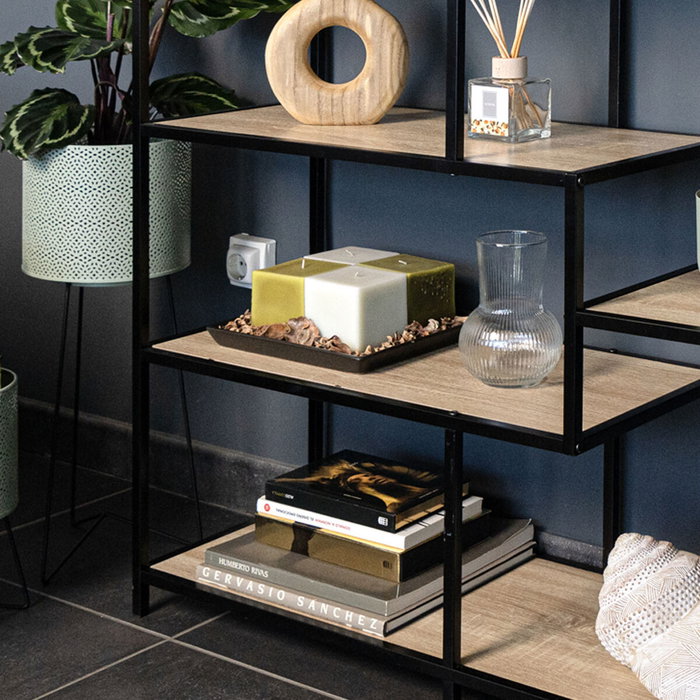 Vinthera Table d'appoint Moa Noir Beige