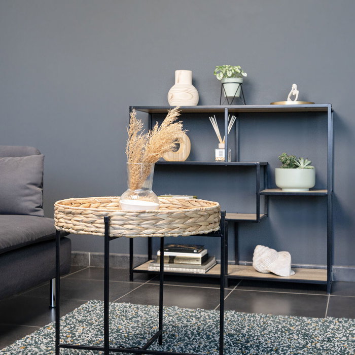 Vinthera Table d'appoint Moa Noir Beige