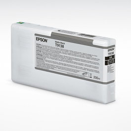 Epson C13T913800 Cartouche d'encre originale T9138 Noir Mat, 200 ml, Standard Yield