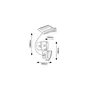 RABALUX Applique d'extérieur Solaire Zlarin LED 12W 700Lm 4000K avec Capteur IP44 RAB-77012