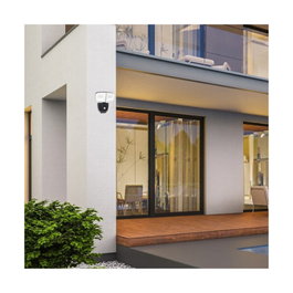 RABALUX Zlarin Applique Murale Solaire LED 12W 700Lm 4000K Noir/Blanc
