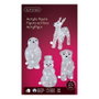 Lumineo Figure décorative de jardin animaux Noël