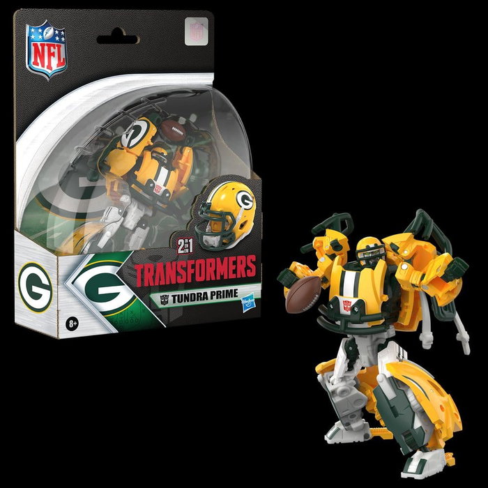 Hasbro Transformers x NFL figurine Green Bay Packers: Tundra Prime 14 cm