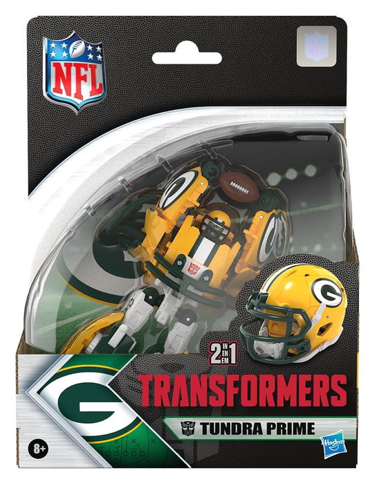 Hasbro Transformers x NFL figurine Green Bay Packers: Tundra Prime 14 cm