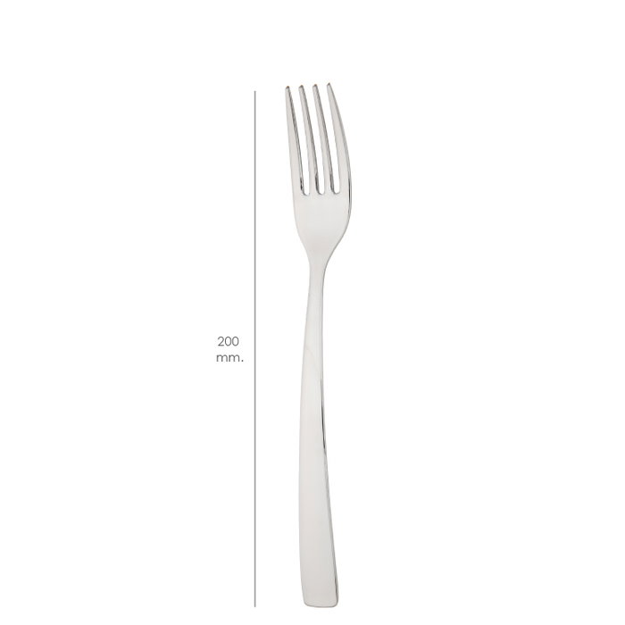 ORYX Fourchette de table Mirage 200 mm en acier 18/10