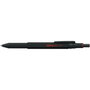 rotring 600 Multipen 3in1 noir porte-mine fin et stylo à bille bleu/rouge