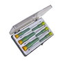 Mota DJMV - Tournevis de précision, 6 pièces, 3 Phillips + 3 plats, acier au carbone, 1.5-2.5 mm