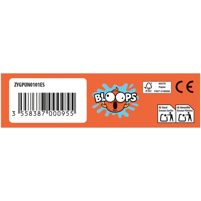 Asmodee Jeu de cartes Bloops Zygpun0101Es version espagnole pour 8 ans et plus