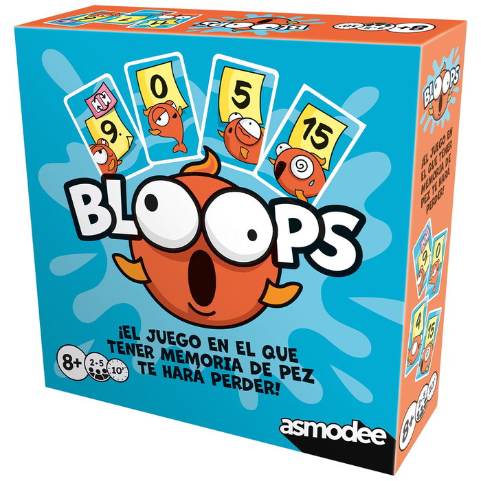 Asmodee Jeu de cartes Bloops Zygpun0101Es version espagnole pour 8 ans et plus