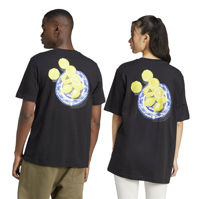 T-shirt à manches courtes homme Adidas Lemon Noir 7-8 ans