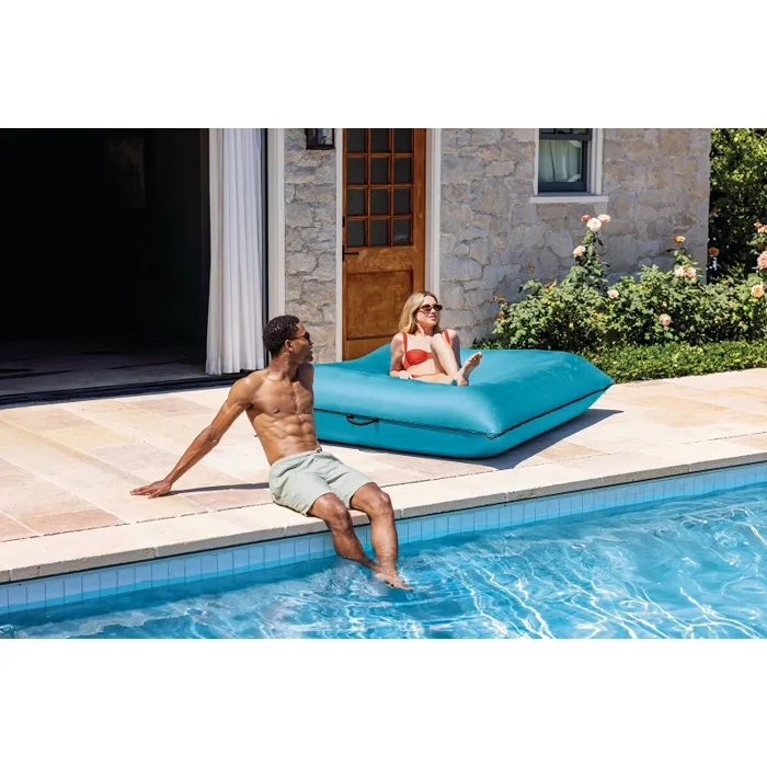Intex Pouf Géant Flottant pour Intérieur et Extérieur - Bleu
