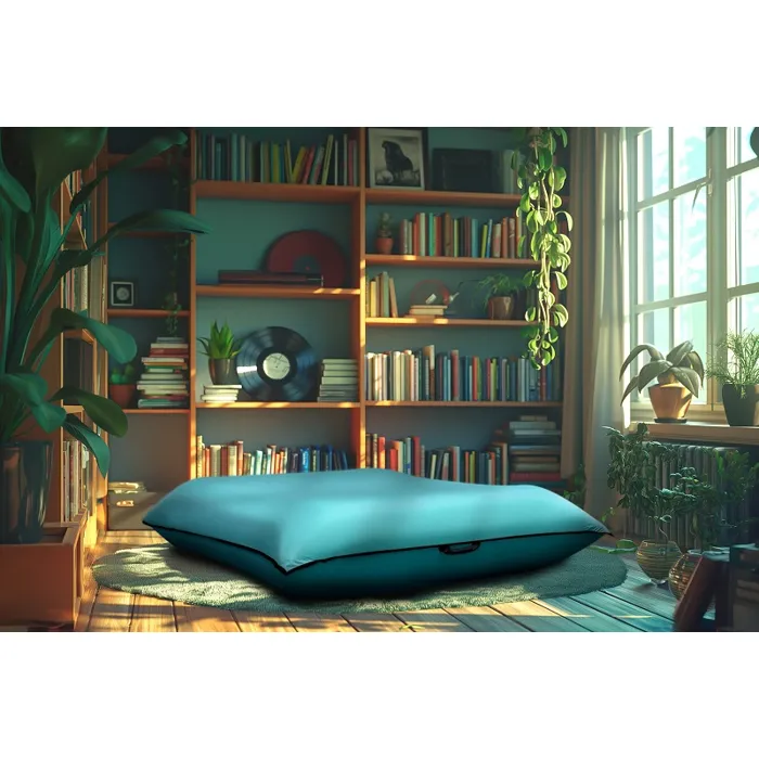 Intex Pouf Géant Flottant pour Intérieur et Extérieur - Bleu