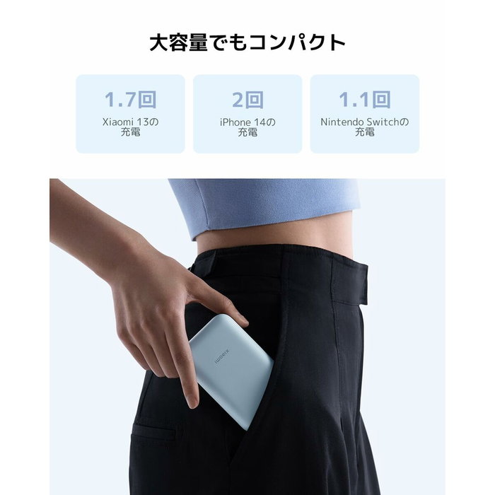 Xiaomi BHR9073GL Powerbank 10000 mAh Bleu Xiaomi BHR9073GL Powerbank 10000 mAh Bleu