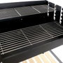 DKD Home Decor Roues de barbecue au charbon de bois Noir Naturel Métal Acier 113 x 51 x 97 cm