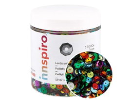 Innspiro Mélange de paillettes argentées 7mm 120gr