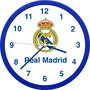 Real Madrid Horloge Murale Cadran 24,5 cm Officielle - Produit Sous Licence