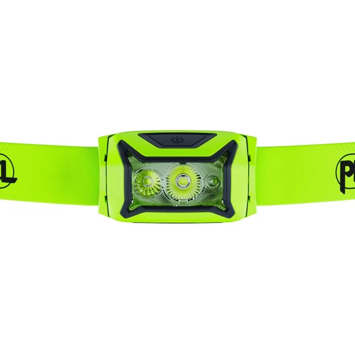 Petzl Lampe frontale ACTIK 450 Lumens, Portée 100 m, Autonomie 100 h, Alimentation 3 piles AAA/LR03 Petzl Lampe frontale ACTIK 450 Lumens, Portée 100 m, Autonomie 100 h, Alimentation 3 piles AAA/LR03