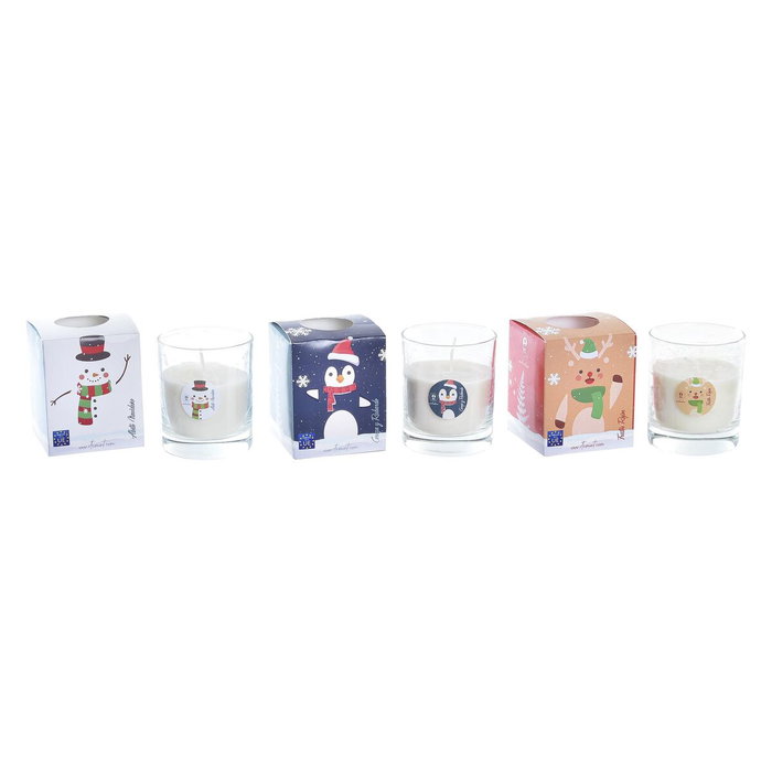Bougie DKD Home Decor Bleu Blanc Marron Pingouin Renne Bonhomme de Neige Noël 8 x 8 x 9 cm (36 Pièces) (3 Unités) Bougie DKD Home Decor Bleu Blanc Marron Pingouin Renne Bonhomme de Neige Noël 8 x 8 x 9 cm (36 Pièces) (3 Unités)