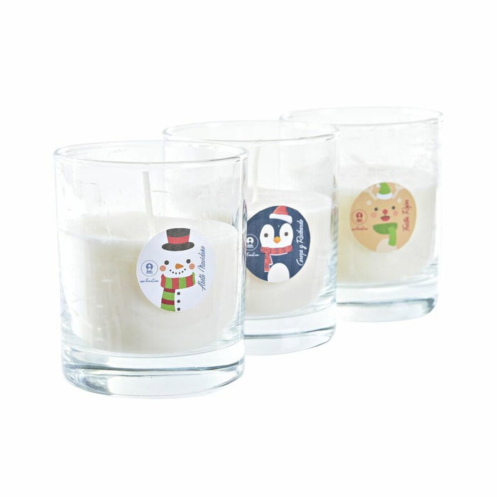 Bougie DKD Home Decor Bleu Blanc Marron Pingouin Renne Bonhomme de Neige Noël 8 x 8 x 9 cm (36 Pièces) (3 Unités) Bougie DKD Home Decor Bleu Blanc Marron Pingouin Renne Bonhomme de Neige Noël 8 x 8 x 9 cm (36 Pièces) (3 Unités)