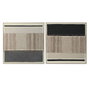 Home ESPRIT Toile ESPRIT Marron Noir Abstrait Urbaine 102 x 4,5 x 102 cm (2 Unités)