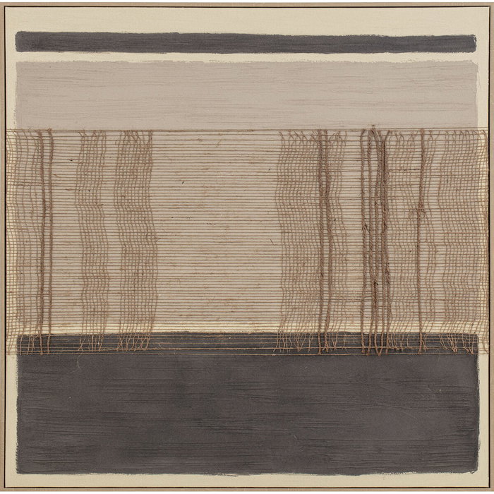 Home ESPRIT Toile ESPRIT Marron Noir Abstrait Urbaine 102 x 4,5 x 102 cm (2 Unités)