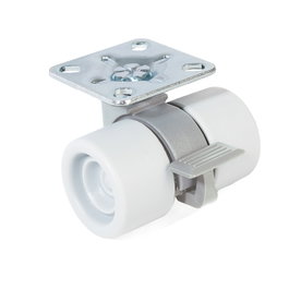 RUEDAS Rueda Giratoria Ferrari A/DOB Ø38 Plastique avec Frein