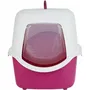 Trixie Bac à Litière Vico avec Couvercle pour Chat, 40 × 40 × 56 cm, Couleur Baie et Blanc, Soin Hygiène et Confort
