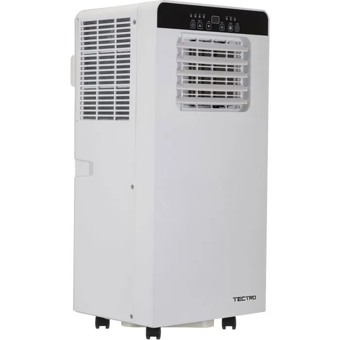 Tectro TPH 4026 - Climatiseur mobile réversible air chaud/froid - Déshumidificateur et ventilateur avec minuterie - Efficacité énergétique classe A