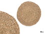 Kinvara Salvamantel rond 30 cm x 1 cm en fibre de maïs naturelle (Set de 24)