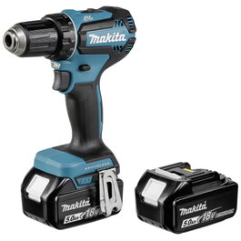 Makita DDF485RTJ Perceuse-visseuse sans fil avec 2x Batteries 5,0 Ah