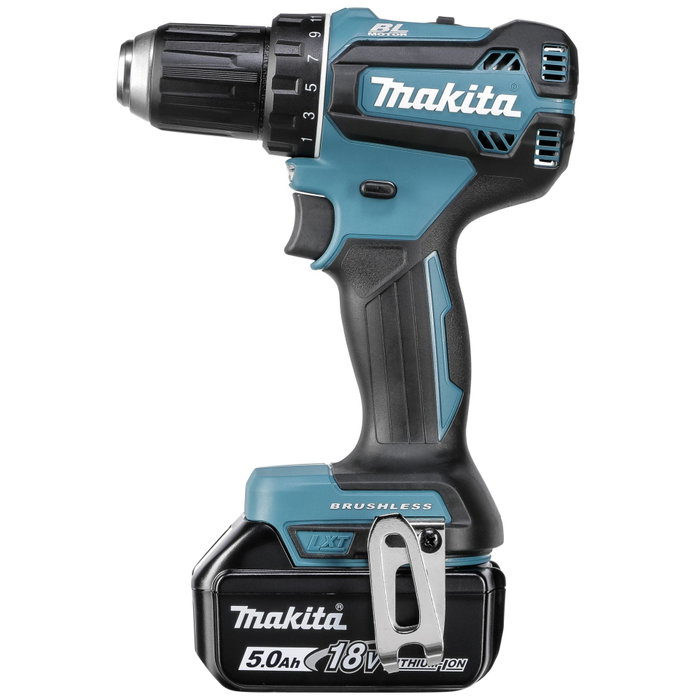 Makita DDF485RTJ Perceuse-visseuse sans fil avec 2x Batteries 5,0 Ah